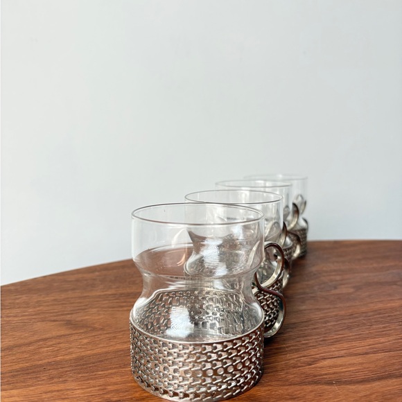 Iittala Tsaikka Finland Tea Glasses Timo Sarpaneva 1957 Mid Century Modern Cups - Picture 3 of 14